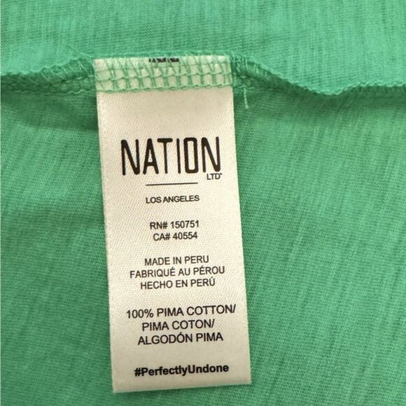 NWT Size L  Nation LTD Brittini SmockedWaist Midi Dress - Picture 15 of 16